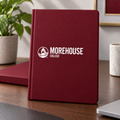 Morehouse College maroon journal and planner with official wordmark