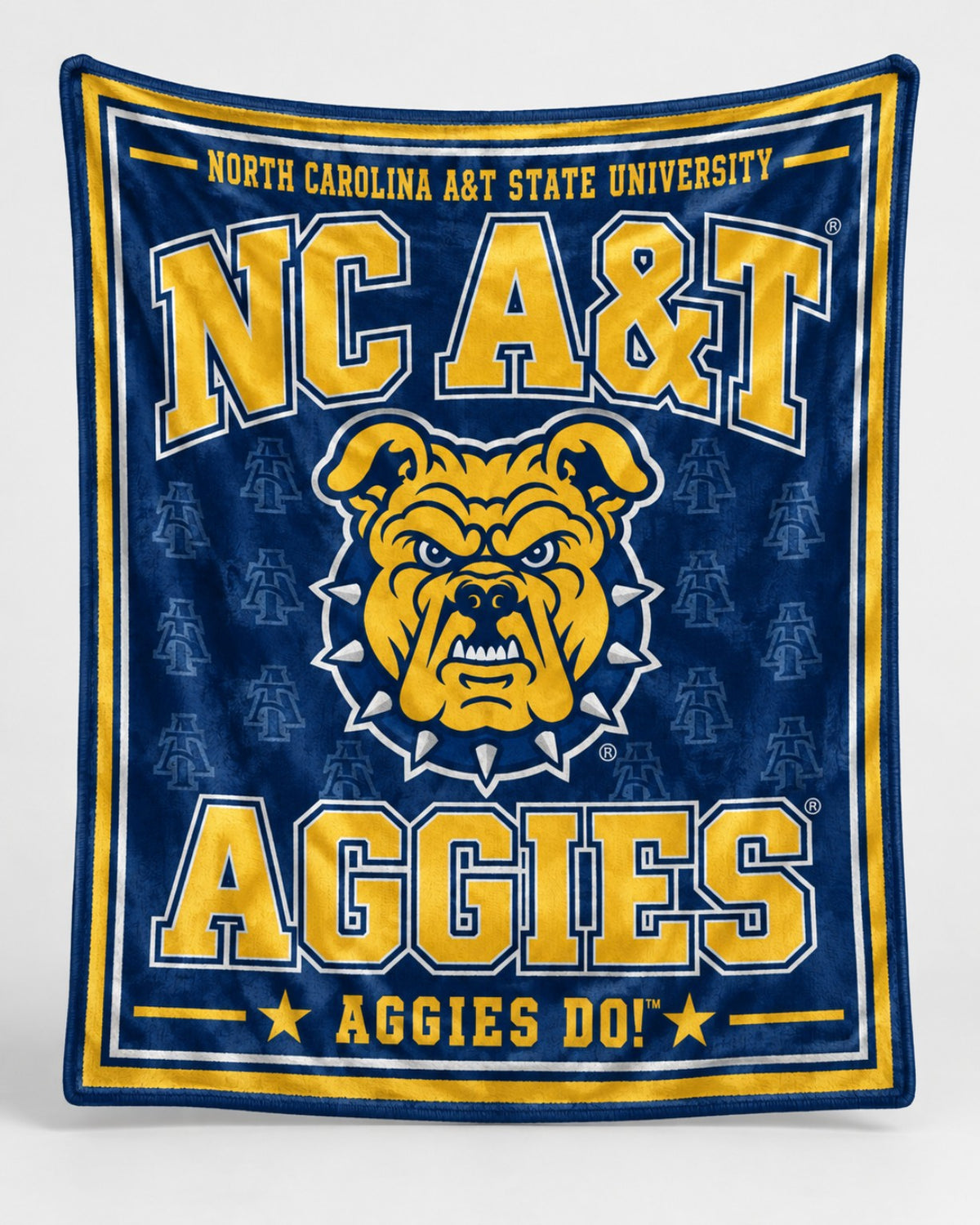 North Carolina A&T Super XL Plush Throw