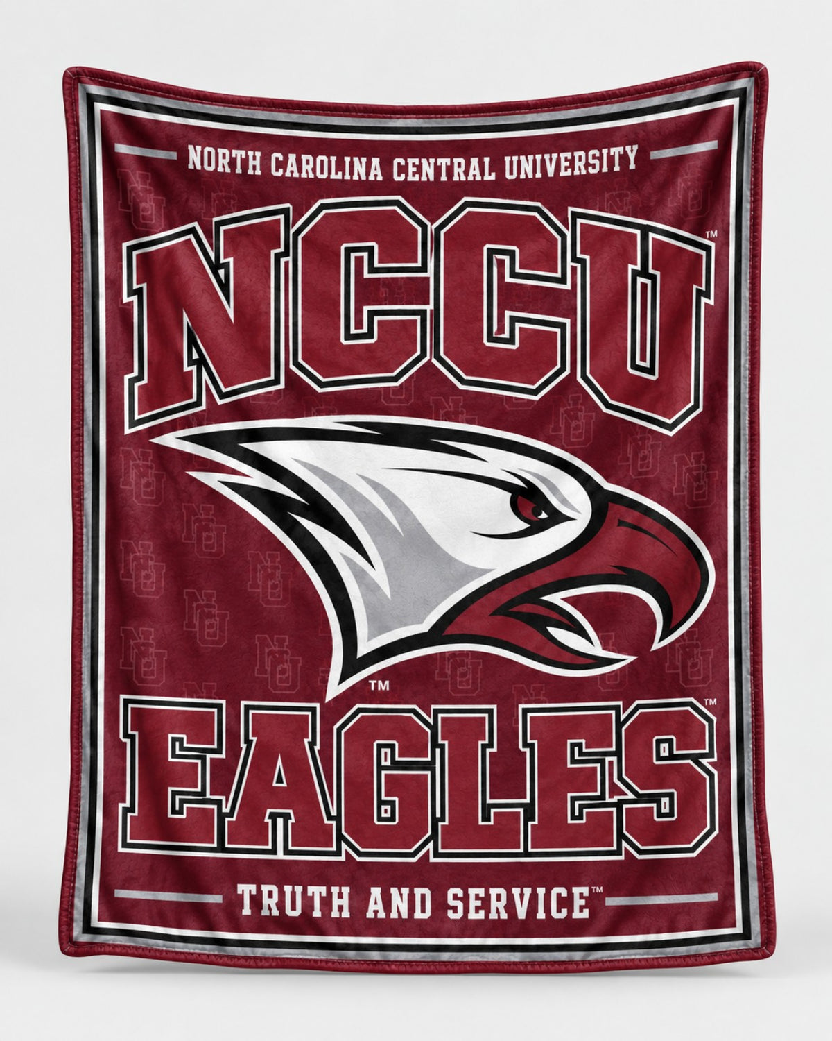 North Carolina Central University Super XL Plush Throw