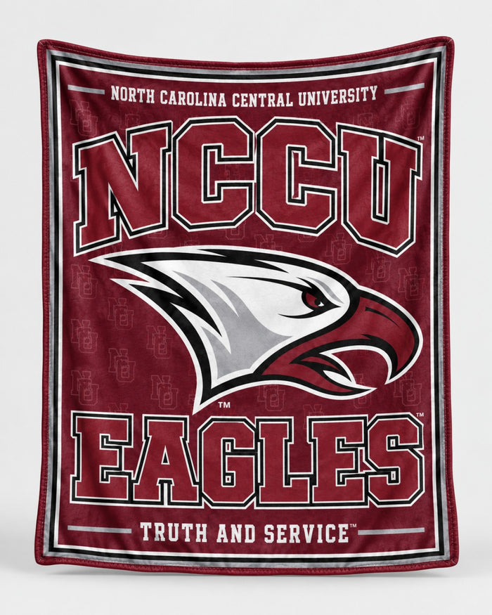 North Carolina Central University Super XL Plush Throw